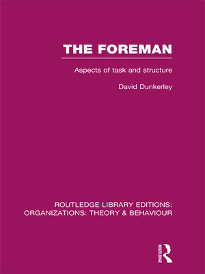 cover image of The Foreman (RLE